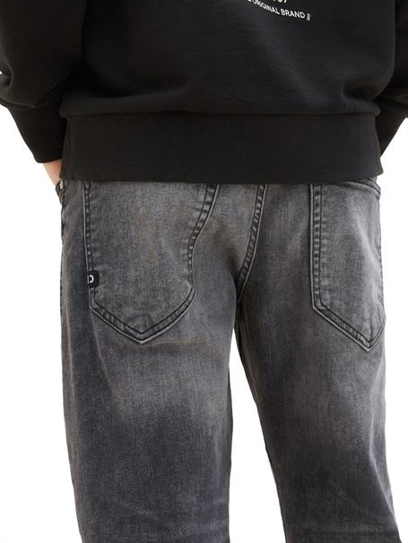 Tapered Slim Jeans used mid stone grey denim
