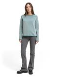 teal plaited knit
