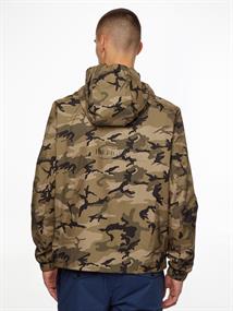 TECH HOODED CAMO JACKET woodland camo