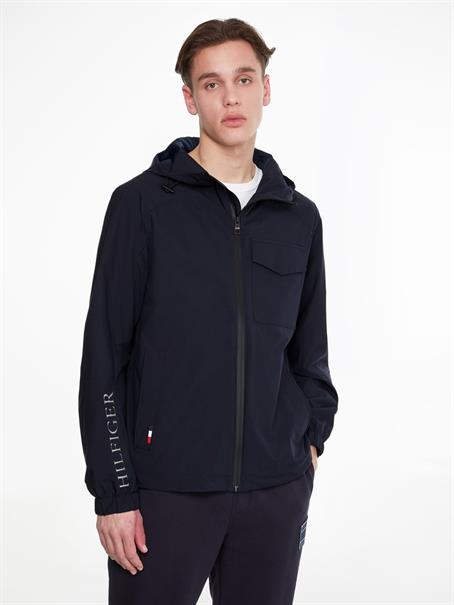 TECH HOODED JACKET desert sky