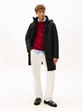 TECH HOODED PADDED PARKA black