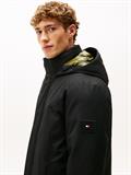 TECH HOODED PADDED PARKA black