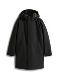 TECH HOODED PADDED PARKA black