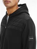TECHNICAL ZIP THROUGH HOODIE ck black1