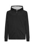 TECHNICAL ZIP THROUGH HOODIE ck black1