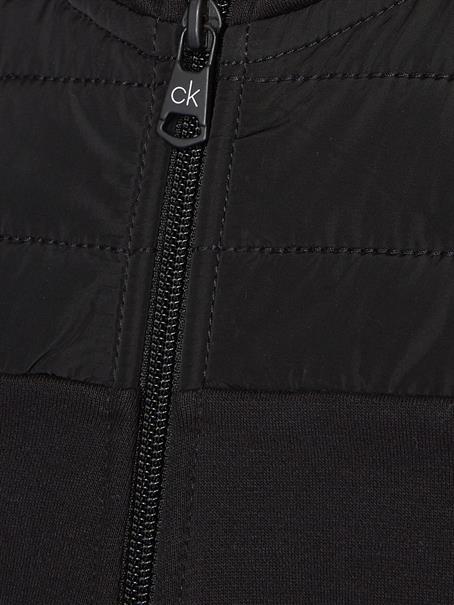 TECHNICAL ZIP THROUGH HOODIE ck black1