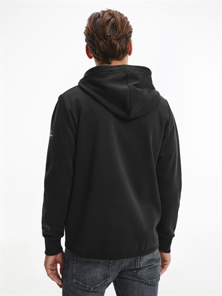 TECHNICAL ZIP THROUGH HOODIE ck black1