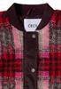 Teddy-Blouson mit Softshelldetails berry red