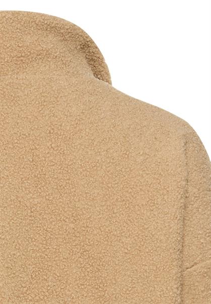 Teddy Blouson mit Stehkragen und 2-Wege-Reißverschluss cashmere