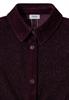Teddy-Jacke mit Corddetails eggplant red