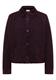 Teddy-Jacke mit Corddetails eggplant red