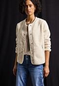 Teddy-Jacke mit Kapuze soft fawn beige