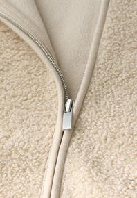 Teddy-Jacke mit Kapuze soft fawn beige