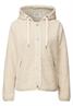 Teddy-Jacke mit Kapuze soft fawn beige