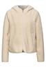 Teddy-Jacke mit Kapuze soft fawn beige