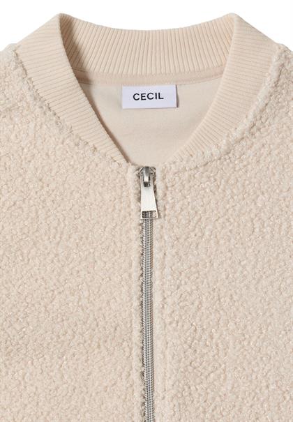 Teddy Jacke teddy vanilla white