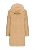 Teddy Mantel mit Kapuze cashmere