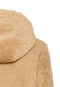 Teddy Mantel mit Kapuze cashmere