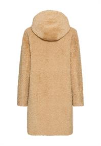 Teddy Mantel mit Kapuze cashmere