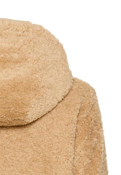 Teddy Mantel mit Kapuze cashmere