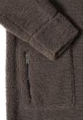 Teddy Mantel mit Kapuze mushroom taupe