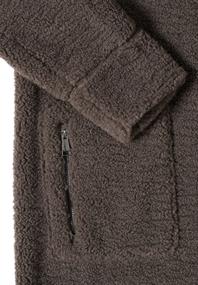 Teddy Mantel mit Kapuze mushroom taupe
