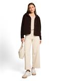 Teddy Sweatjacke mit Kapuze java dark brown