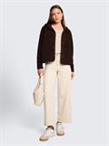 Teddy Sweatjacke mit Kapuze java dark brown