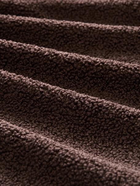 Teddy Sweatjacke mit Kapuze java dark brown