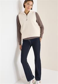 Teddy Troyer Weste teddy vanilla white