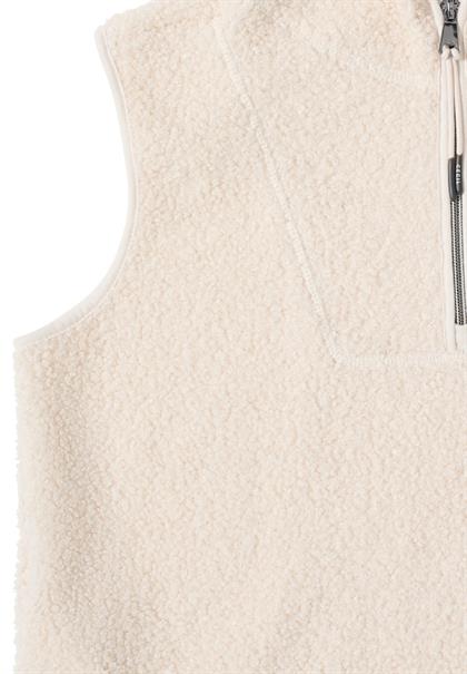 Teddy Troyer Weste teddy vanilla white