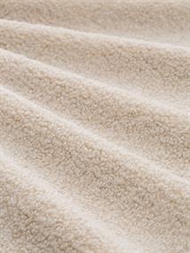 Teddy Weste mit Kapuze soft taupe grey melange