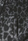 Teddy Weste mit Leo Muster industrial grey