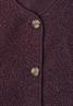 Teddy-Weste mit V-Neck und Knöpfen very berry