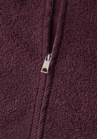 Teddy-Weste mit Zipper und Corddetails rustic rouge