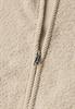 Teddy-Weste mit Zipper und Corddetails soft fawn beige