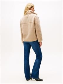 TEDDY ZIP UP REG JACKET beige