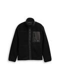 Teddyjacke mit Stehkragen black