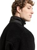 Teddyjacke mit Stehkragen black