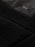 Teddyjacke mit Stehkragen black