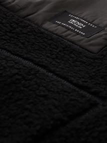 Teddyjacke mit Stehkragen black