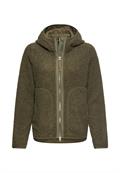 Teddyjacke mit wärmenden Taschenfutter dark olive