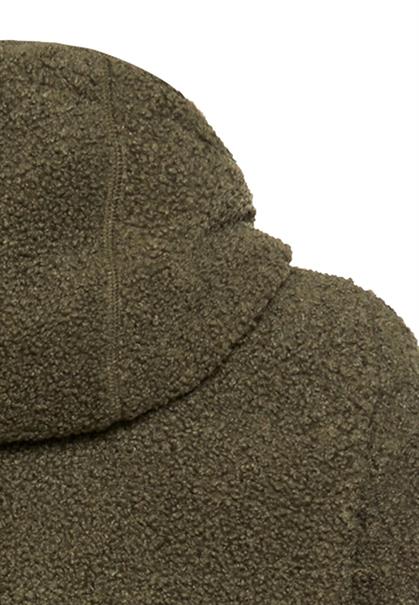 Teddyjacke mit wärmenden Taschenfutter dark olive