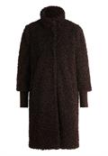 Teddymantel chocolate plum