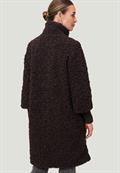 Teddymantel chocolate plum