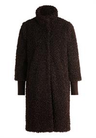 Teddymantel chocolate plum