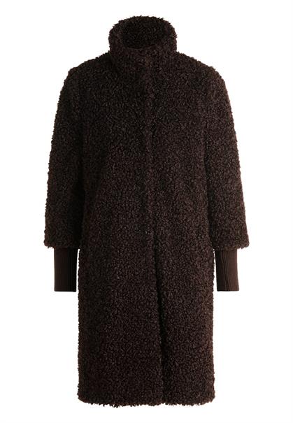 Teddymantel chocolate plum