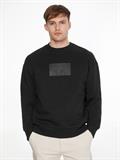 TEXTURED LOGO BOX COMFORT CREW ck black