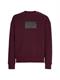 TEXTURED LOGO BOX COMFORT CREW passion plum