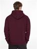 TEXTURED LOGO BOX COMFORT HOODIE passion plum